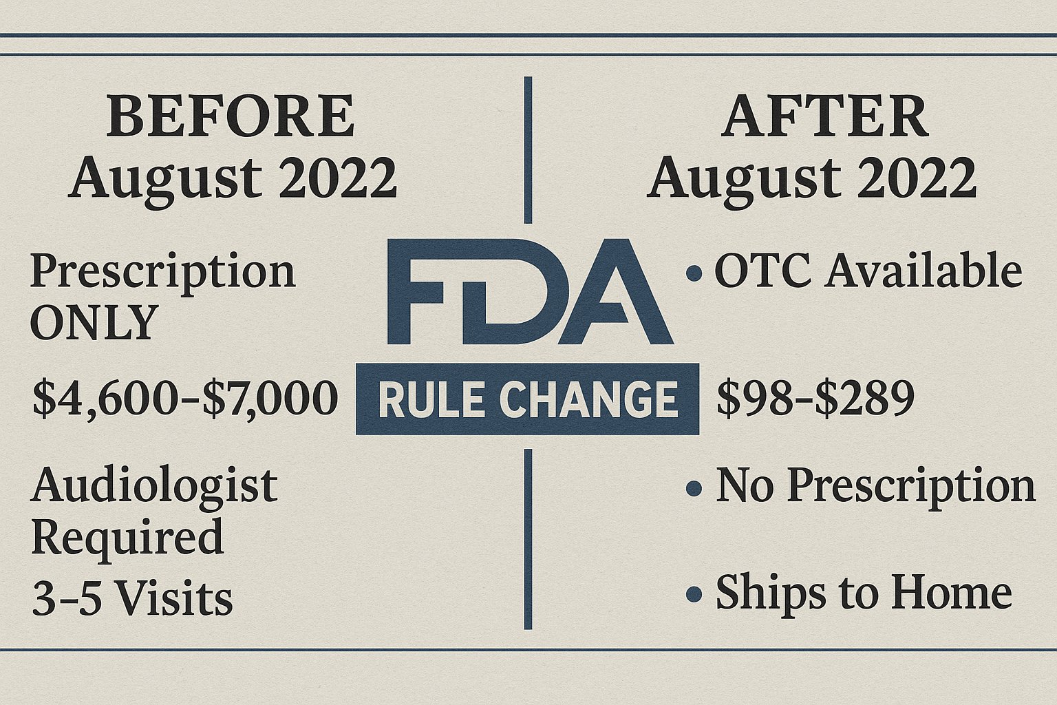 The 2022 FDA Loophole That Destroyed the $7 Billion Hearing Aid Monopoly